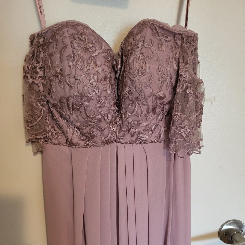 Morilee Chiffon Desert Rose gown